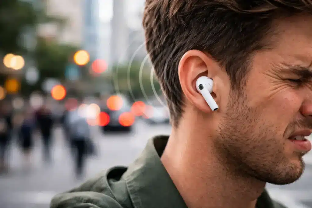 AirPods Pro bruit de fond permanent