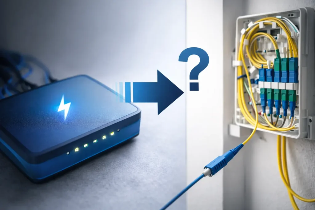Bbox thunder compatible fibre FTTH