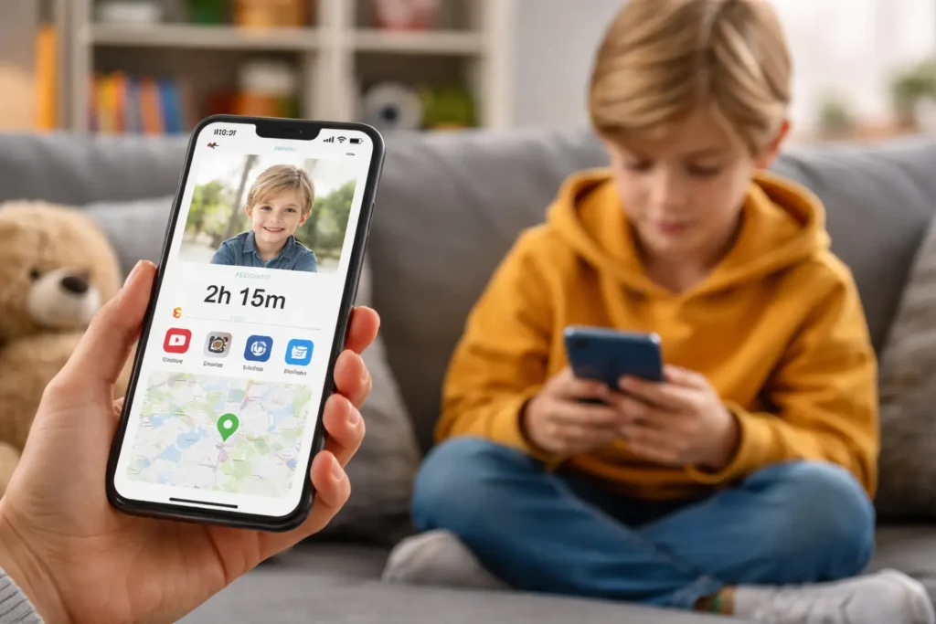 application contrôle parental téléphone enfant