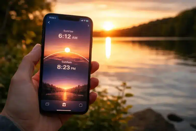 application pour savoir heure lever coucher soleil