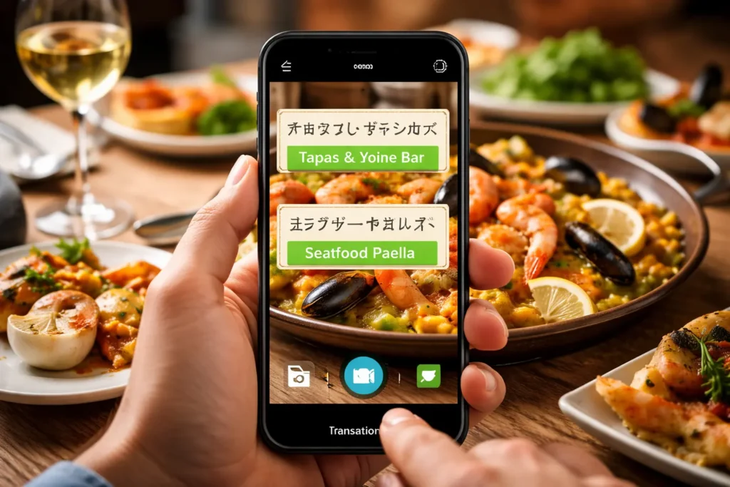 application pour traduire texte photo temps réel