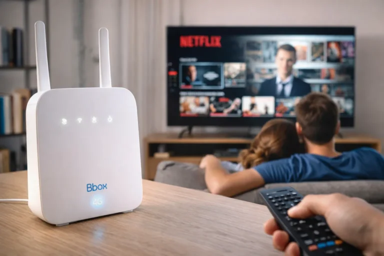 box 4G débit suffisant pour Netflix HD