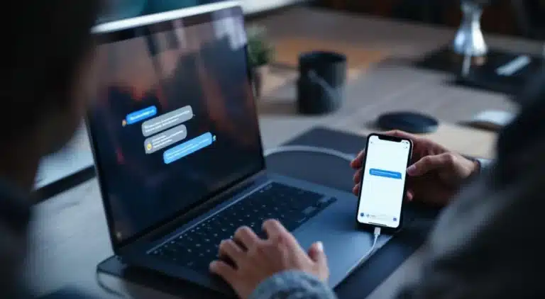 Comment envoyer SMS depuis PC avec iPhone : guide 2026